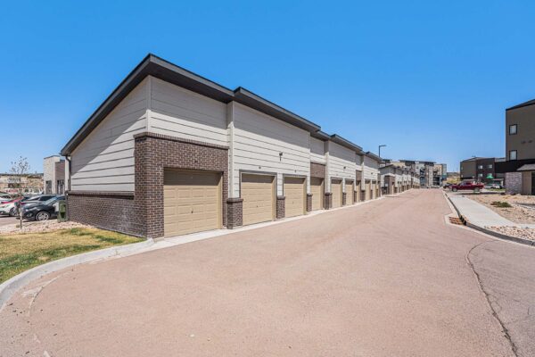 The Marc at Monument Ridge rentable garages.