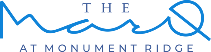 The Marq at Monument Ridge logo.